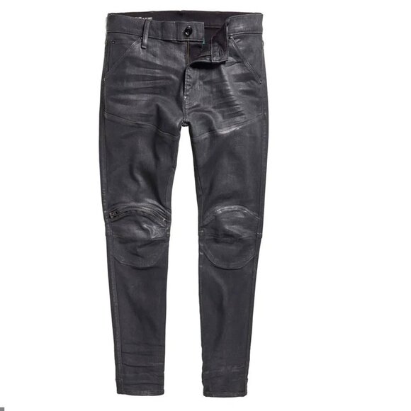 G-Star Grey Skinny Jeans 5620 3D Zip Knee Size 36 - Picture 2 of 16